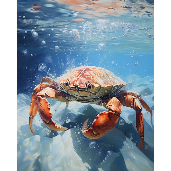 Tableau Tortues et Crabes, art mural décoration nature