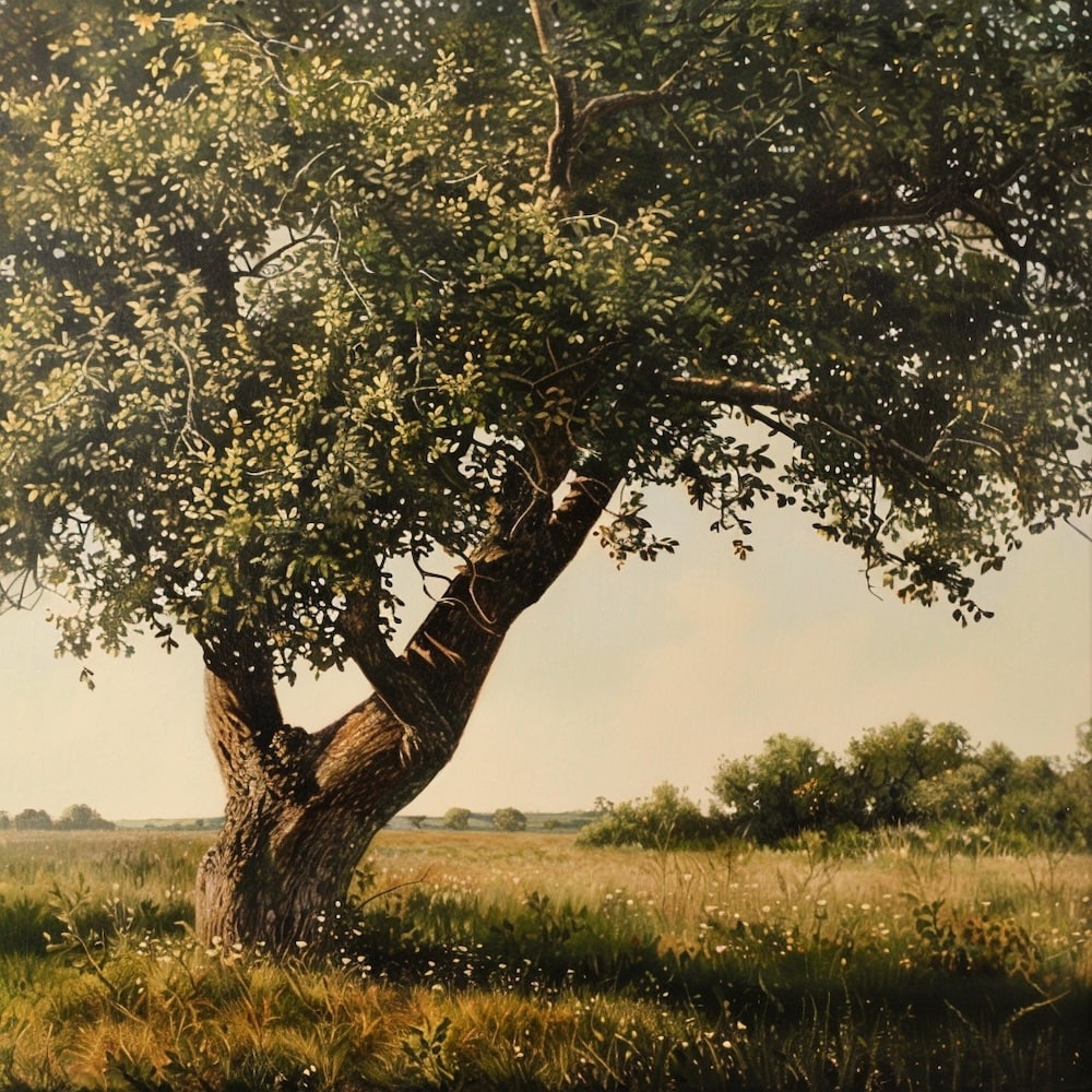 Tableau D'Arbre de Peintre, art mural décoration nature