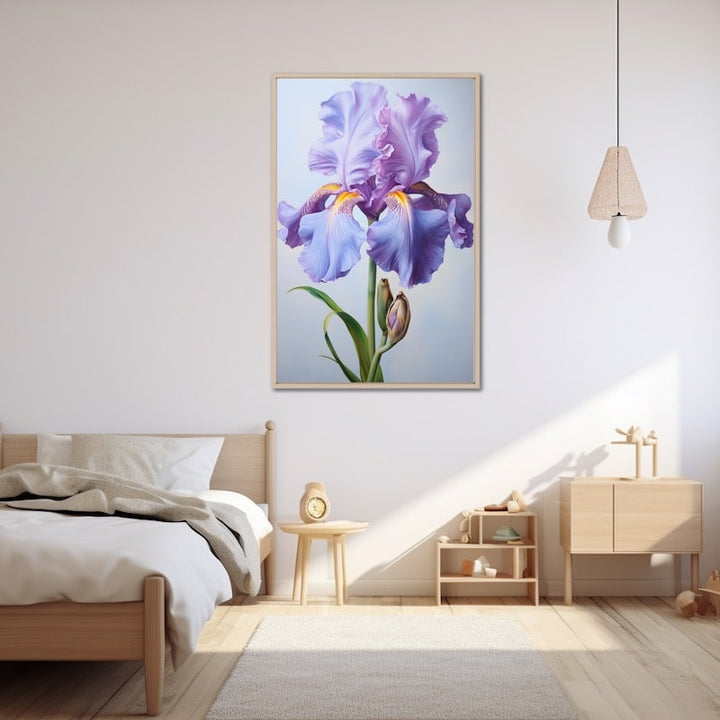 Tableau D'Une Fleur D'Iris