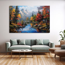 Tableau D'Art Paysage, art mural décoration nature