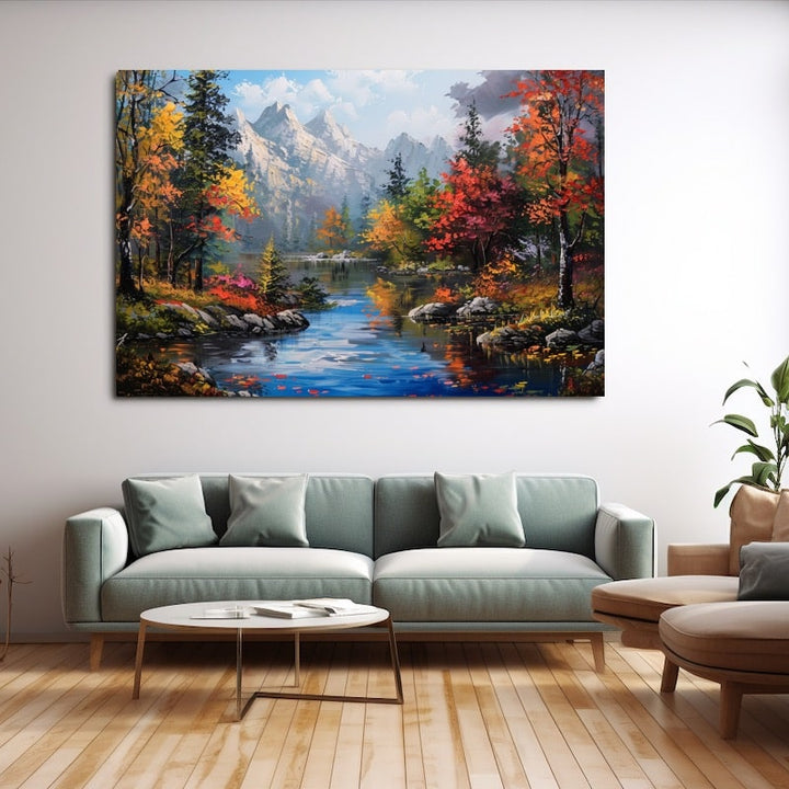 Tableau D'Art Paysage, art mural décoration nature
