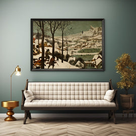 Tableau Chasseurs Dans La Neige