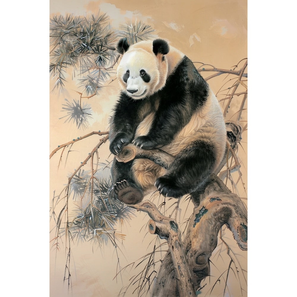 Tableau de Panda, art mural décoration nature