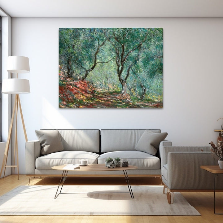Tableau de Claude Monet l'Olivier, art mural décoration nature