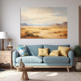 Tableau Désert aux Mesas, art mural décoration nature