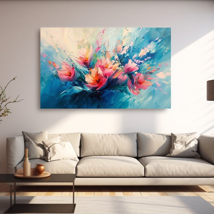 Tableau De Fleurs Abstraites