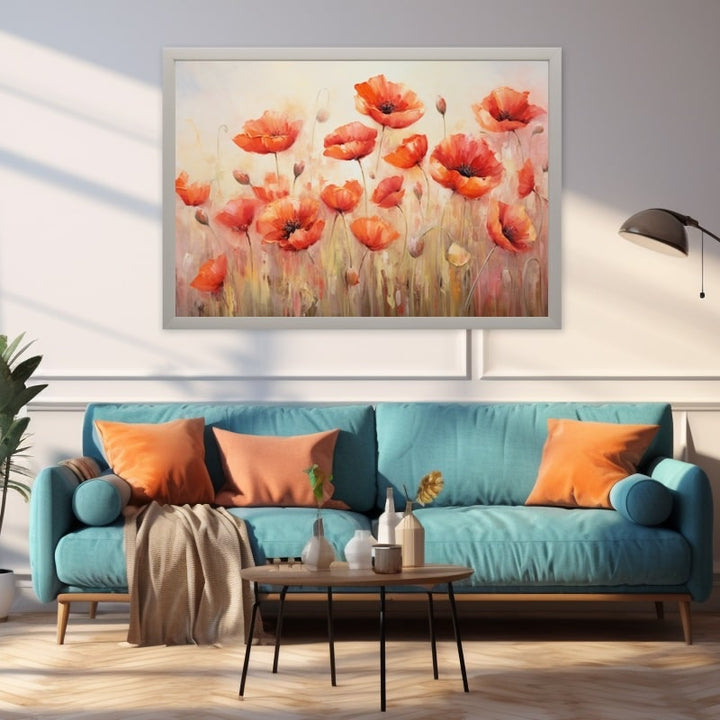 Tableau De Fleurs Coquelicots