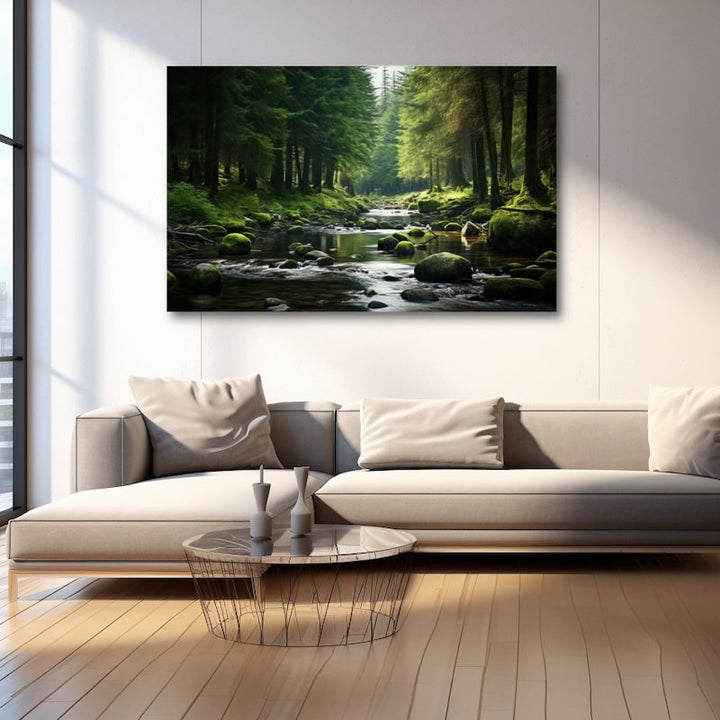 Tableau de Forêt, art mural décoration nature