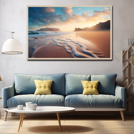 Tableau de la Plage, art mural décoration nature