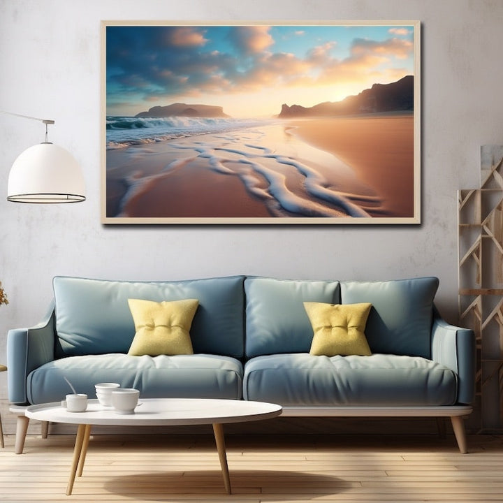 Tableau de la Plage, art mural décoration nature