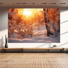 Tableau de Neige, art mural décoration nature