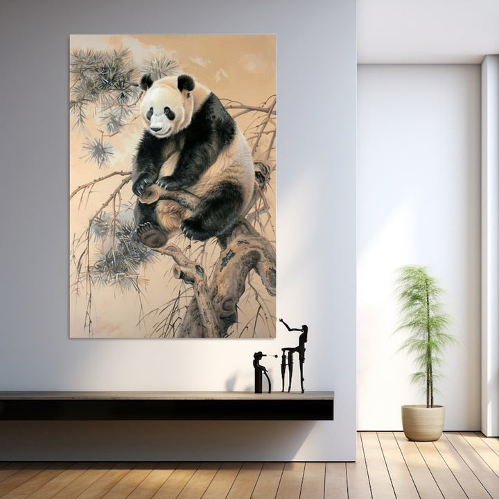 Tableau de Panda, art mural décoration nature