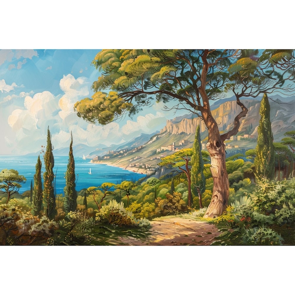 Tableau De Paysage De Provence