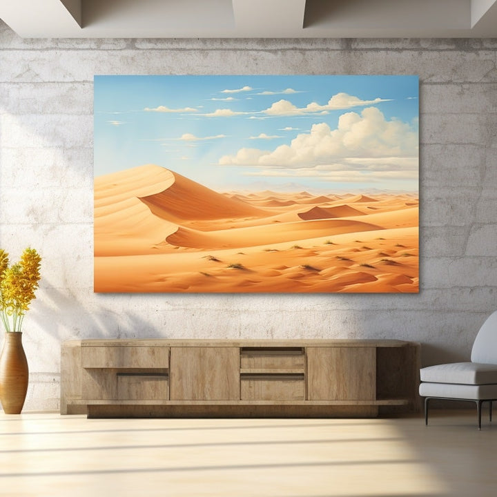 Tableau de Paysage Désertique, art mural décoration nature