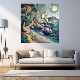 Tableau de Paysage Moderne, art mural décoration nature