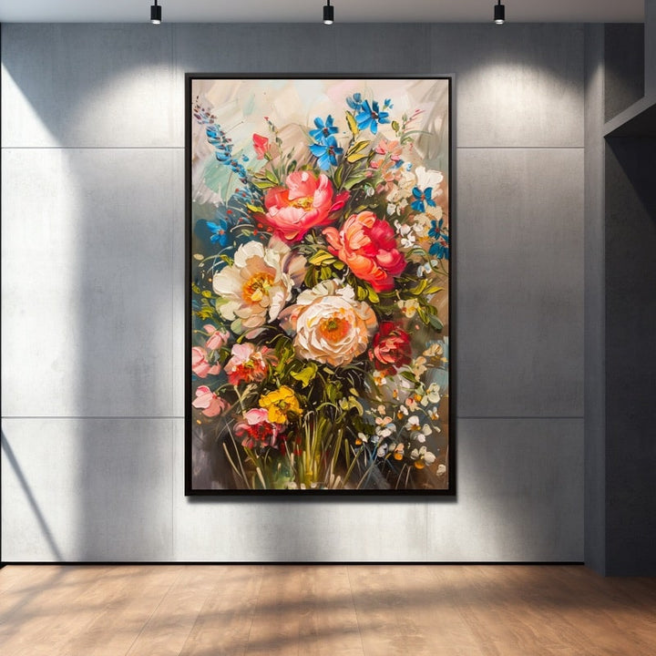 Tableau De Peinture Bouquet De Fleurs