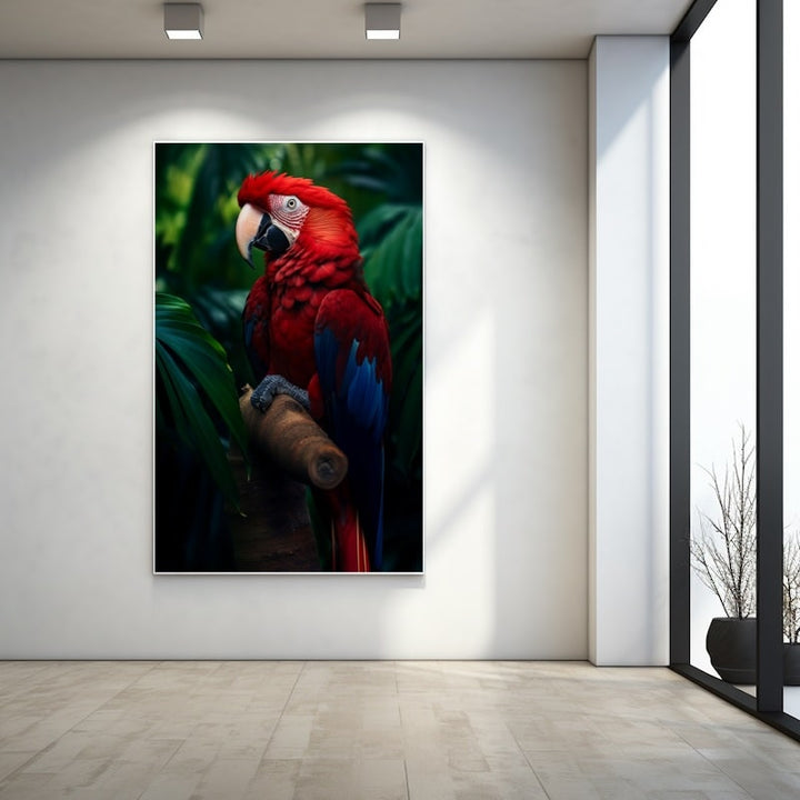 Tableau De Perroquet Rouge