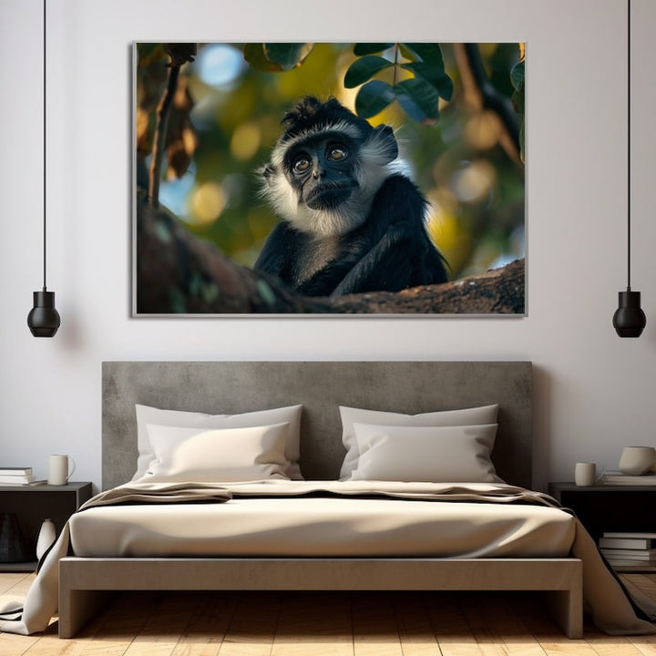 Tableau de Singe, art mural décoration nature