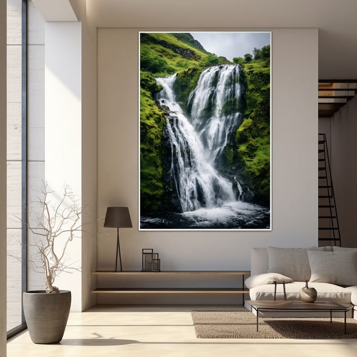 Tableau Déco Cascade, art mural décoration nature
