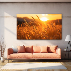 Tableau Déco Coucher de Soleil, art mural décoration nature