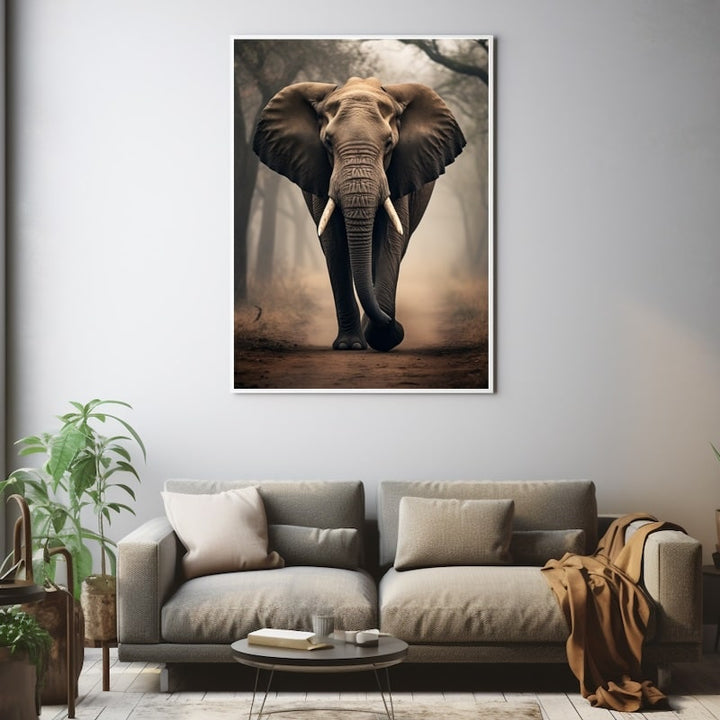 Tableau Déco Éléphant, art mural décoration nature