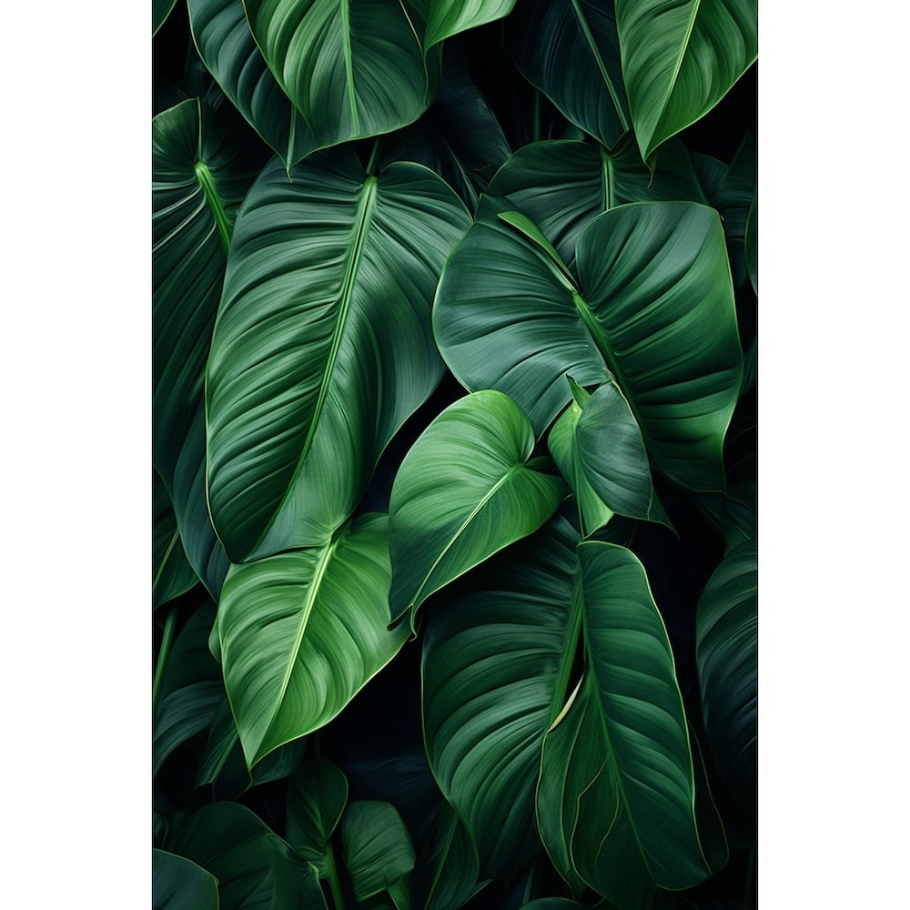 Tableau Déco Feuille Tropicale, art mural décoration nature