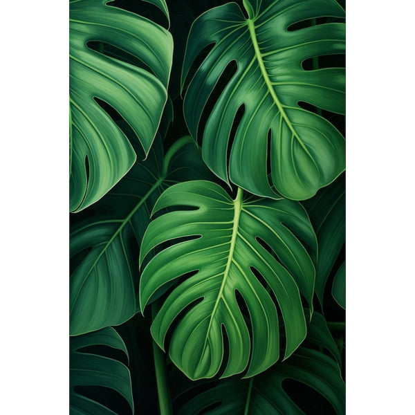 Tableau Déco avec Feuilles Tropicales, art mural décoration nature