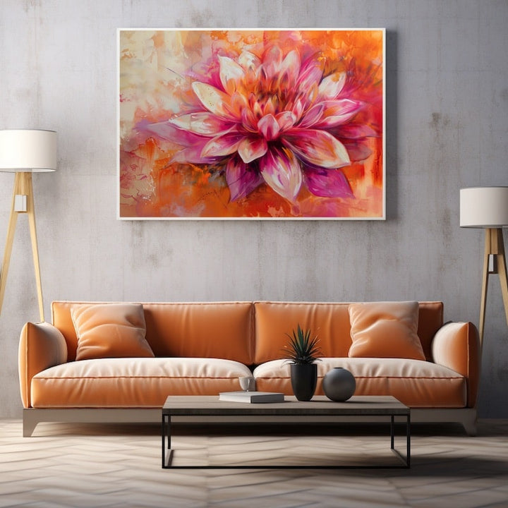 Tableau Déco Fleur Pastel