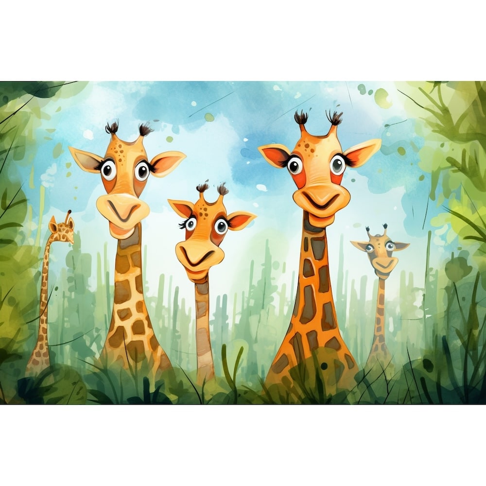 Tableau Déco Girafe Enfants