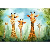 Thumbnail for Tableau Déco Girafe Enfants