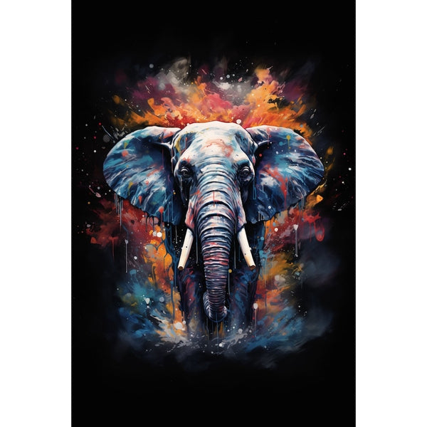 Tableau Déco Moderne avec Éléphant, art mural décoration nature