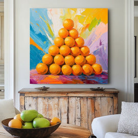 Tableau Déco Orange, art mural décoration nature