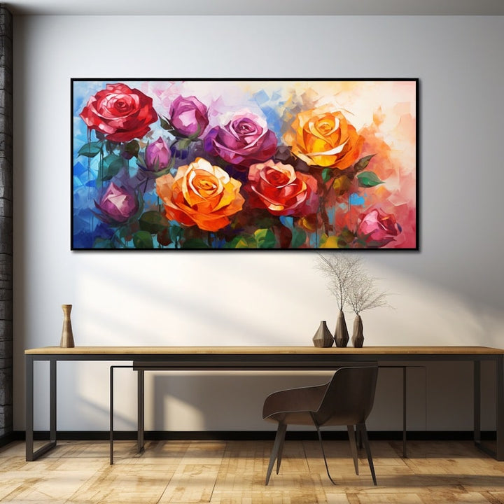 Tableau Déco Rose, art mural décoration nature