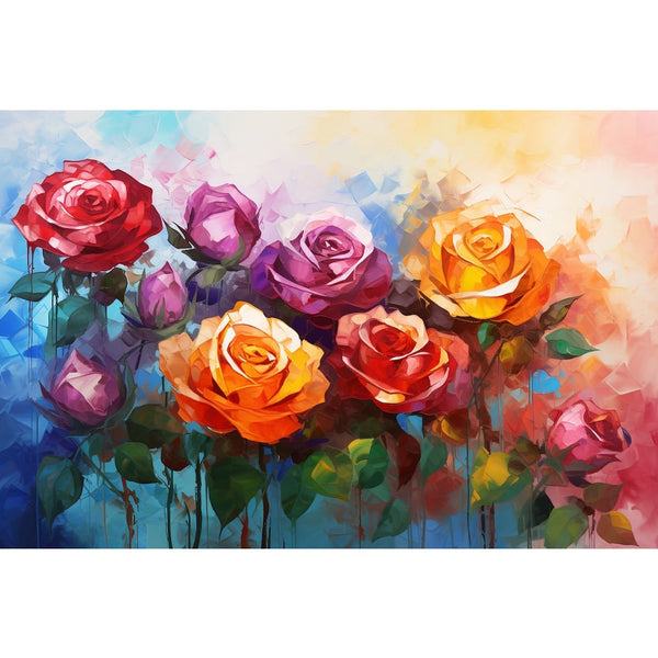 Tableau Déco Rose, art mural décoration nature