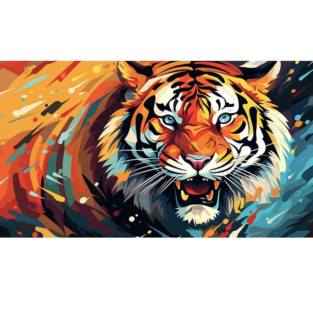 Noir Et Blanc Animal Tigre Murale Art Toile Tableau Peinture Tigres Affiche Murale Tableaux pour Salon Decoration70x140cm Sans - Maison Noir Et Blanc Animal Tigre Murale Art Toile Tableau Peinture Tigres Affiche Murale Tableaux pour Salon Decoration70x140cm Sans - Maison