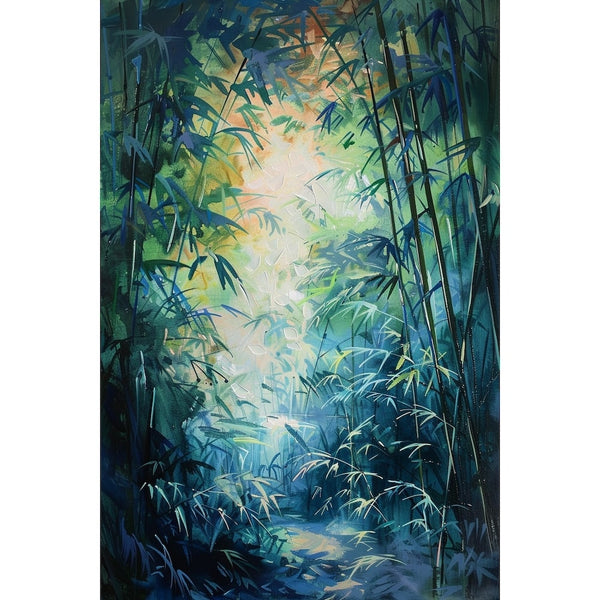 Tableau Déco Bambou, art mural décoration nature