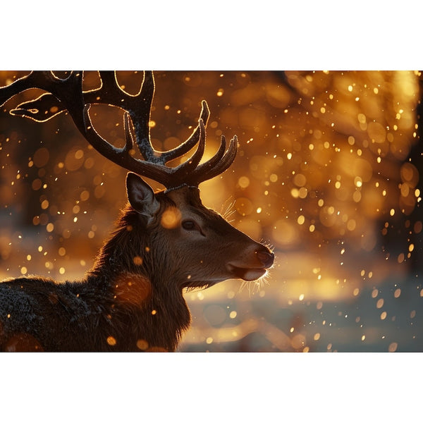 Tableau Déco Cerf, art mural décoration nature