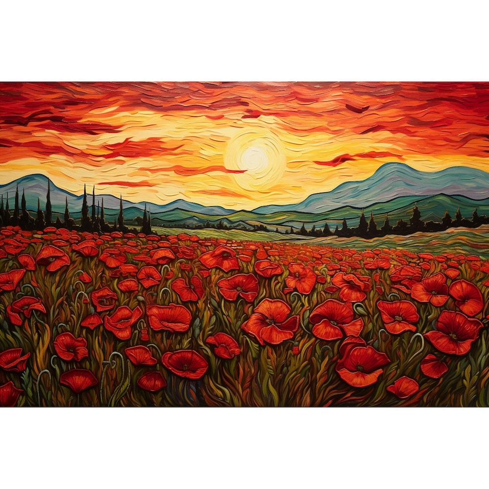 Tableau Déco De Coquelicot