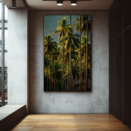 Tableau Décoratif Palmiers, art mural décoration nature