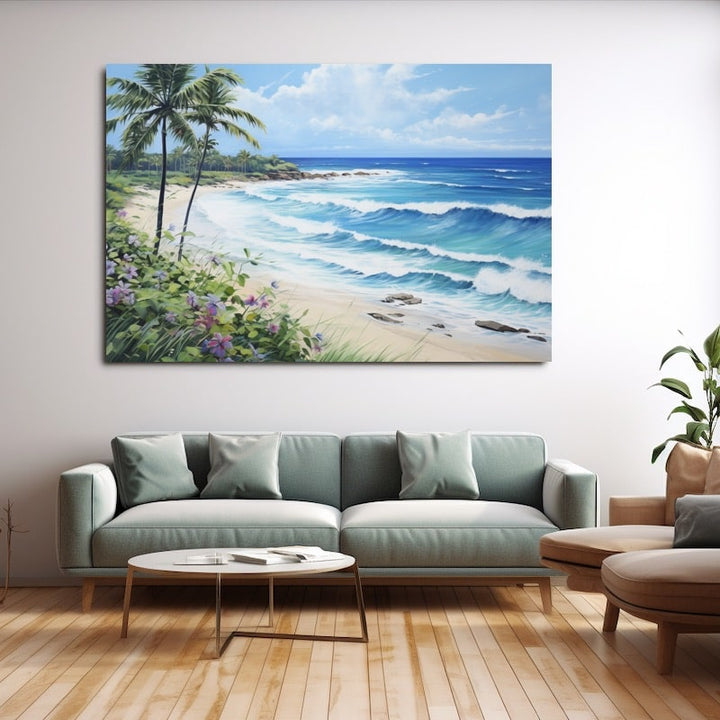 Tableau Décoratif Plage, art mural décoration nature