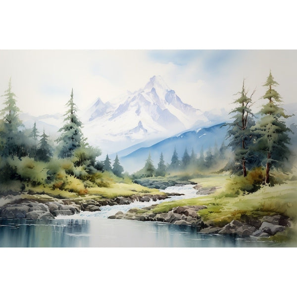 Tableau Montagne Décoration Murale, art mural décoration nature