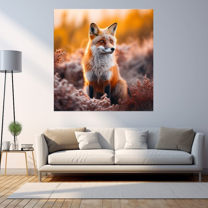 Tableau Décoration Renard, art mural décoration nature