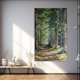 Tableau des Arbres, art mural décoration nature