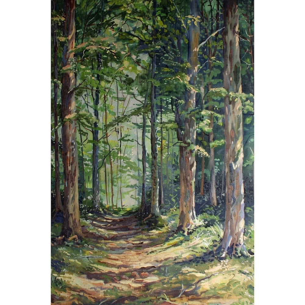 Tableau des Arbres, art mural décoration nature