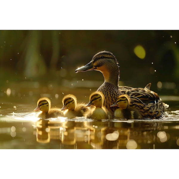 Tableau de Canard, art mural décoration nature, vue 2