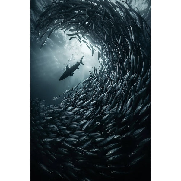 Tableau de Sardines, art mural décoration nature