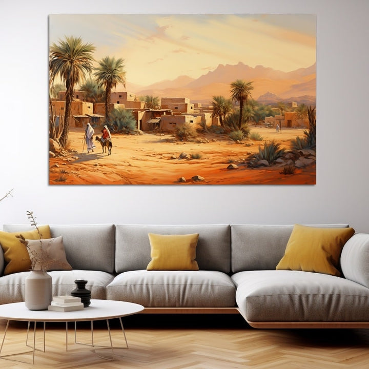 Tableau Désert Maroc, art mural décoration nature