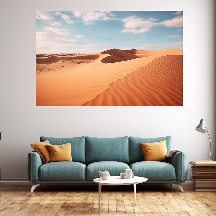 Tableau Désert Sahara, art mural décoration nature