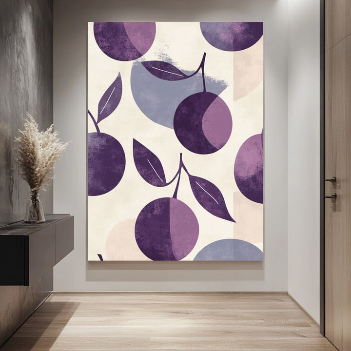 Tableau Design Prune, art mural décoration nature