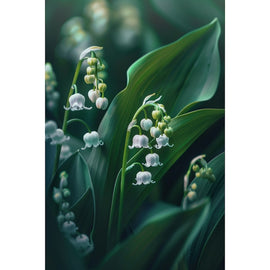 Tableau de Muguet, art mural décoration nature